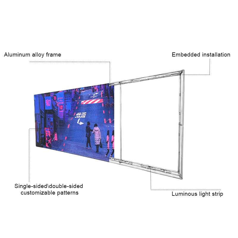 China Factory Seller 10x10 Trade Show Expo Portable Adjustable Stands Backdrop Display Banners With Logo And Stand