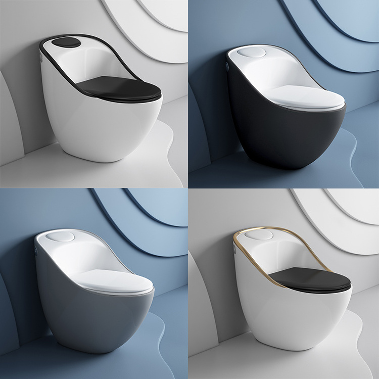 Hot Sale Sanitary Ware Items Bathroom Wc Toilet Bowl Matt Color Ceramic One Piece Toilets