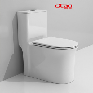 High quality inodoro wc sanitary ware siphon flushing toilet bowl bathroom ceramic one piece toilet