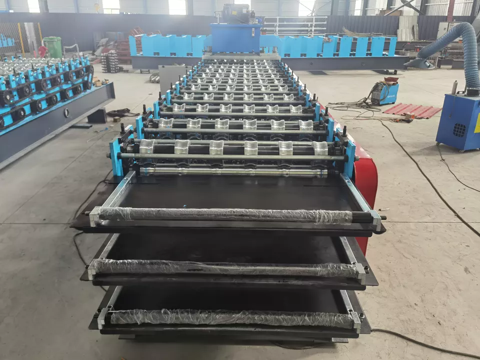 Triple Layer 3 Layer Sheet Metal Roof Profile Roll Forming Machine