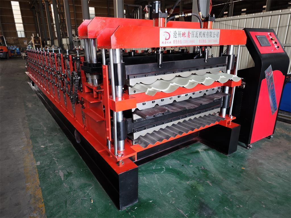 roofing sheet making 3 in 1 concrete tile making reinforcing steel machine steel machine gutter making machine