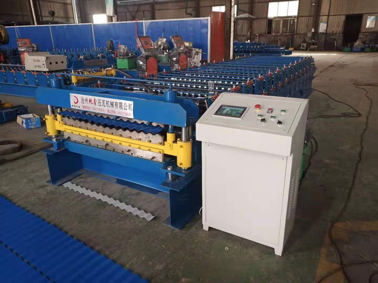 interlocking bricks seamless gutter machine