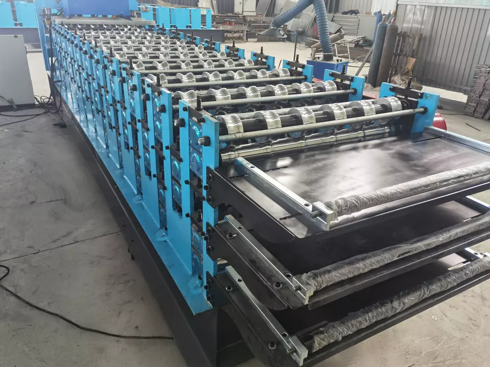 Triple Layer 3 Layer Sheet Metal Roof Profile Roll Forming Machine