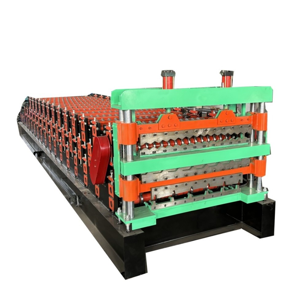 Chile popular hot sellingTriple Layer Roofing Sheet Cold Roll Forming Machine Manufacturer