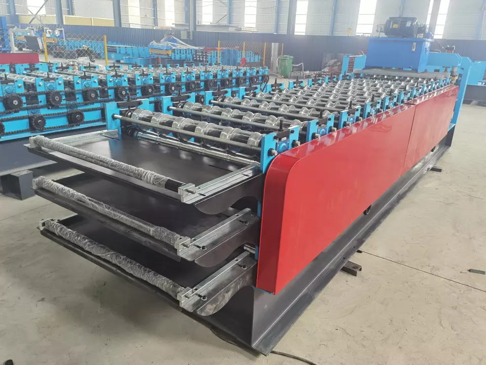 Triple Layer 3 Layer Sheet Metal Roof Profile Roll Forming Machine