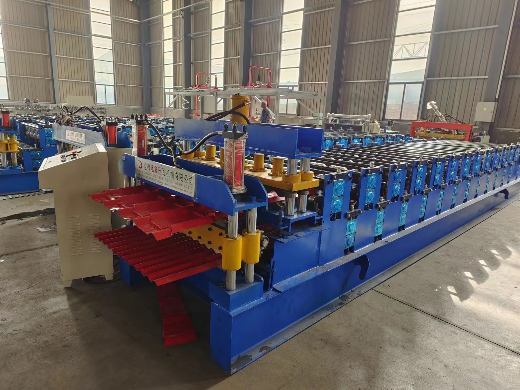 roll forming price channel 3d wall panel making machine