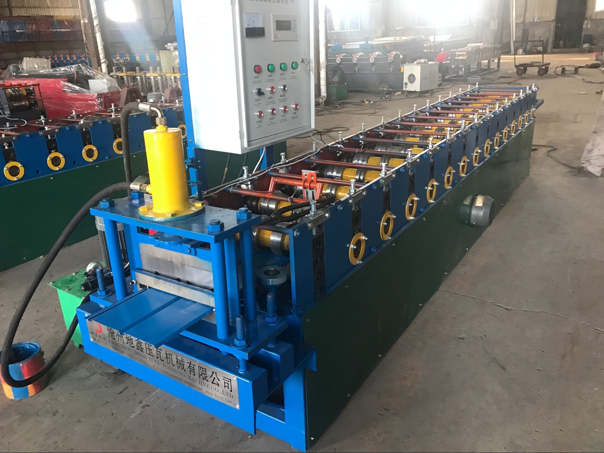 PLC control aluminum coil metal sheet siding roll forming machine for sale