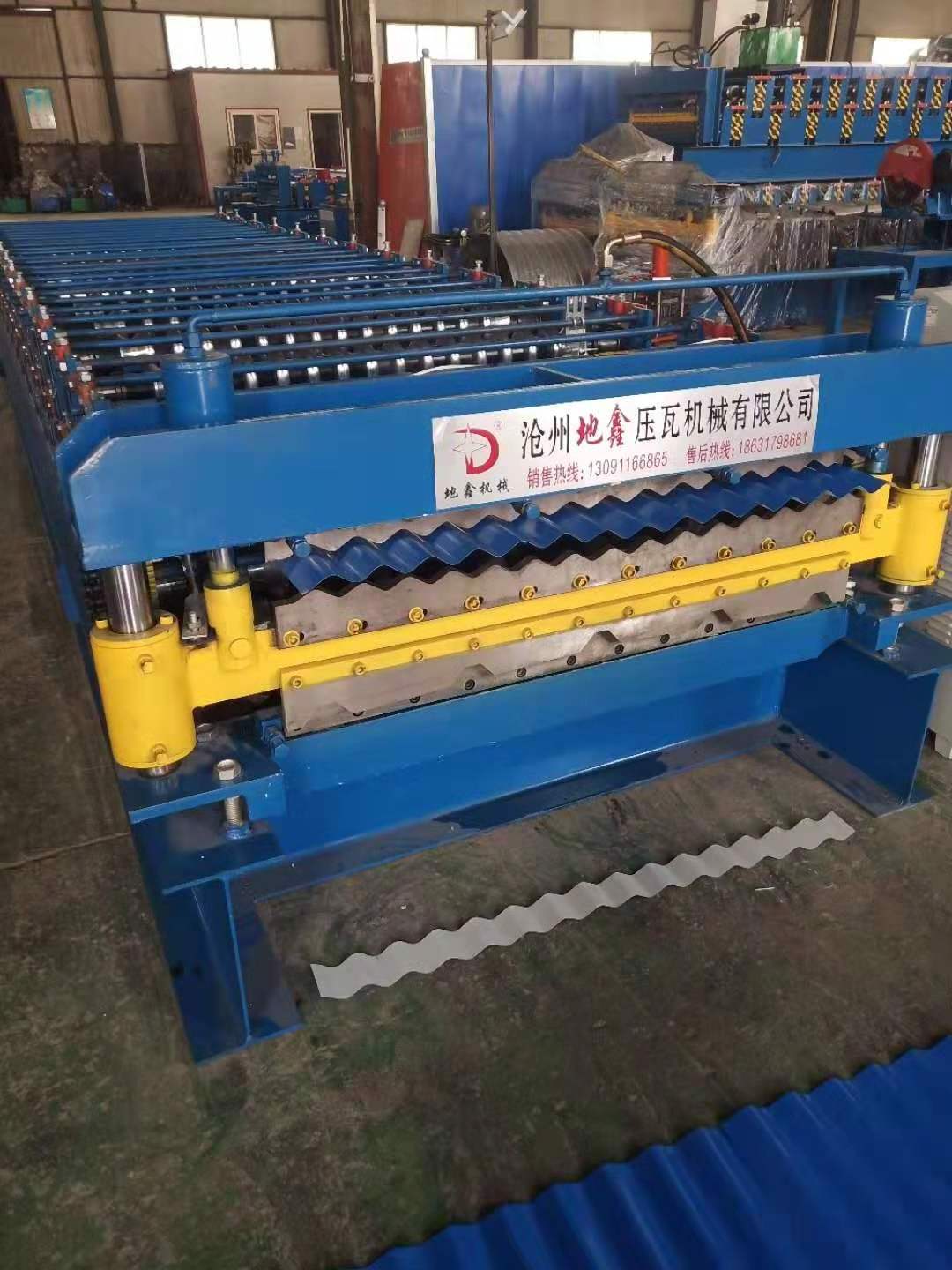 interlocking bricks seamless gutter machine