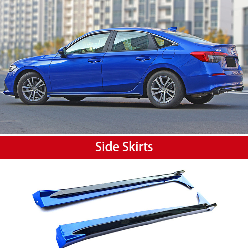 FE180 car exterior accessories front lip side skirts rear diffuser with exhaust body kits for Honda 11th Civic 2022+