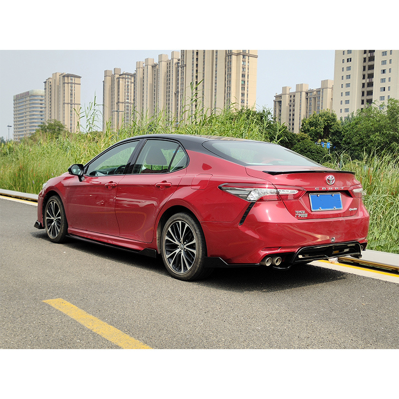 Sport Bodykit Rear Bumper Protect Lip Wrap Angle Body Kits For TOYOTA CAMRY 2018 2019 2020