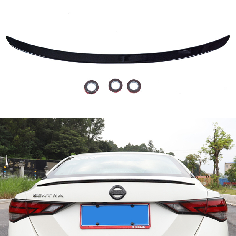 car exterior accessories ABS plastic rear tail trunk wing spoiler for Nissan Sentra Sylphy 2020+