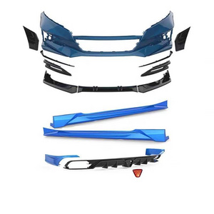 Hot Selling New style For Honda Accord Upgrade ACR Style Body kits Front Bumper Front Lip Rear Lip Side skirts Car bumpers