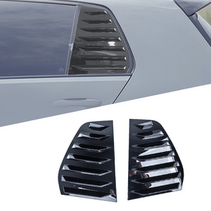 Amazing Quality Body Kit ABS Carbon Fiber Rear Window Louver Cover Trim For VW Volkswagen Golf 6 GTI  MK6