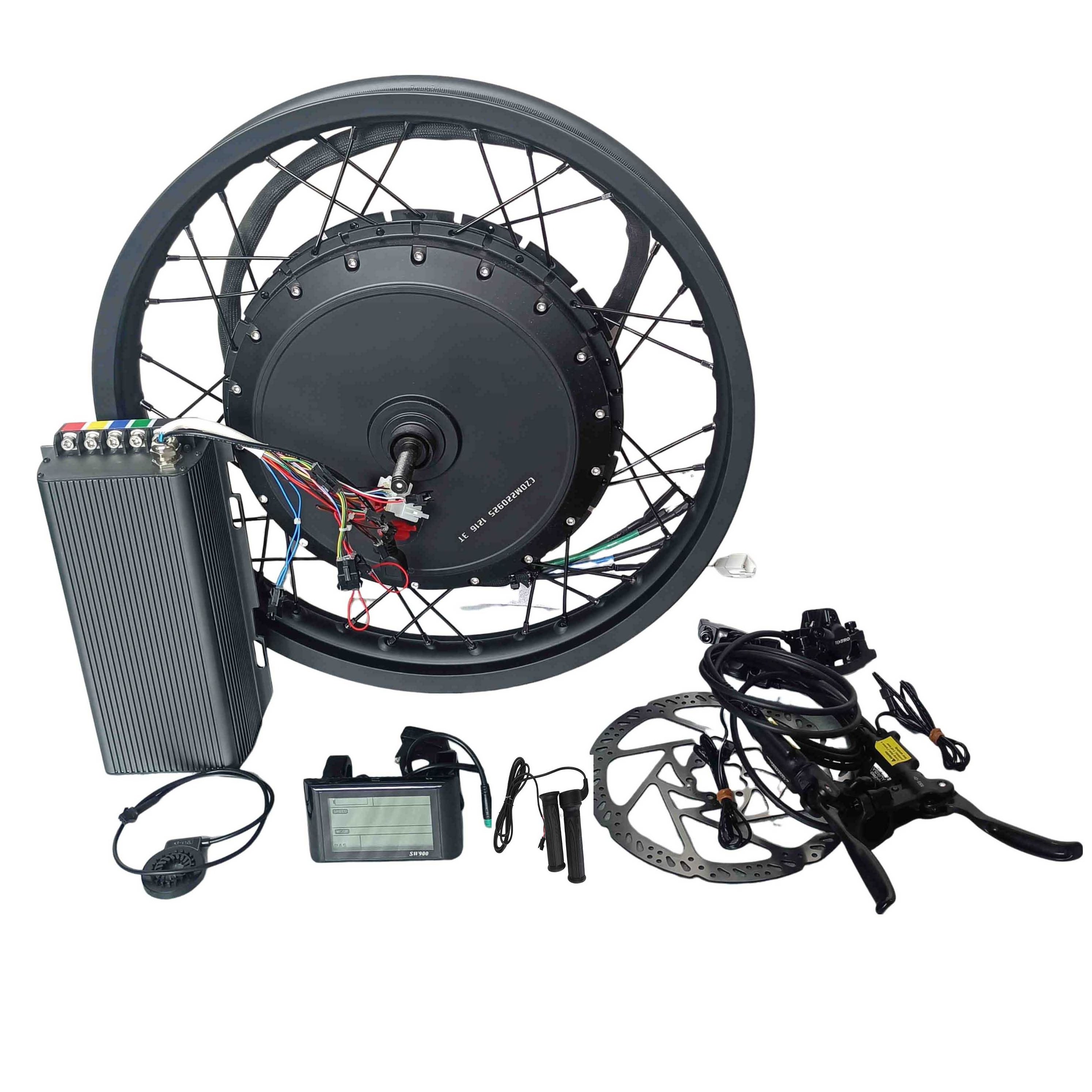 qs 8000w hub motor kit 72v ebike conversion kit electric bicycle parts for complete bicycle