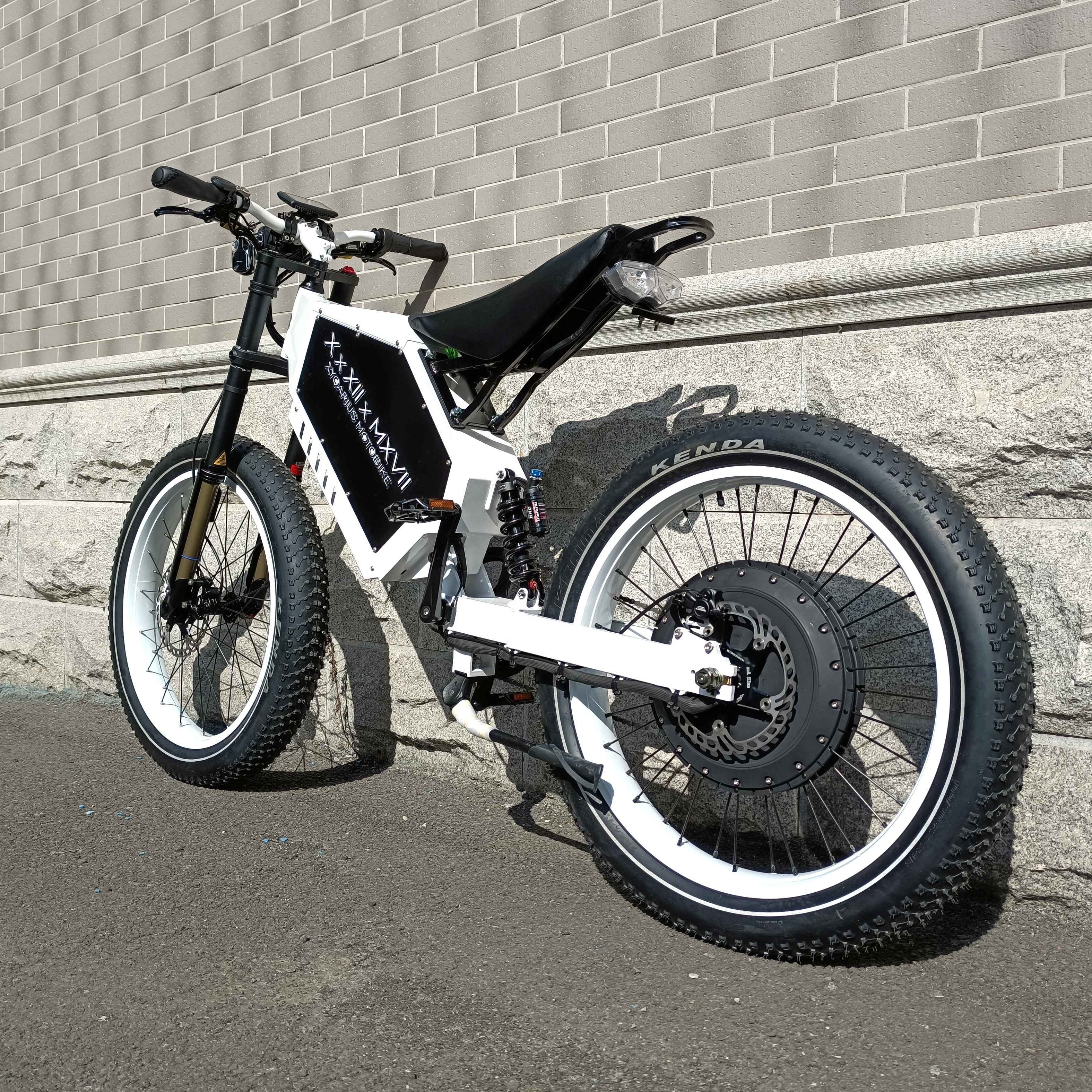 Enduro e bike full suspension  electric bike  72v 15000w