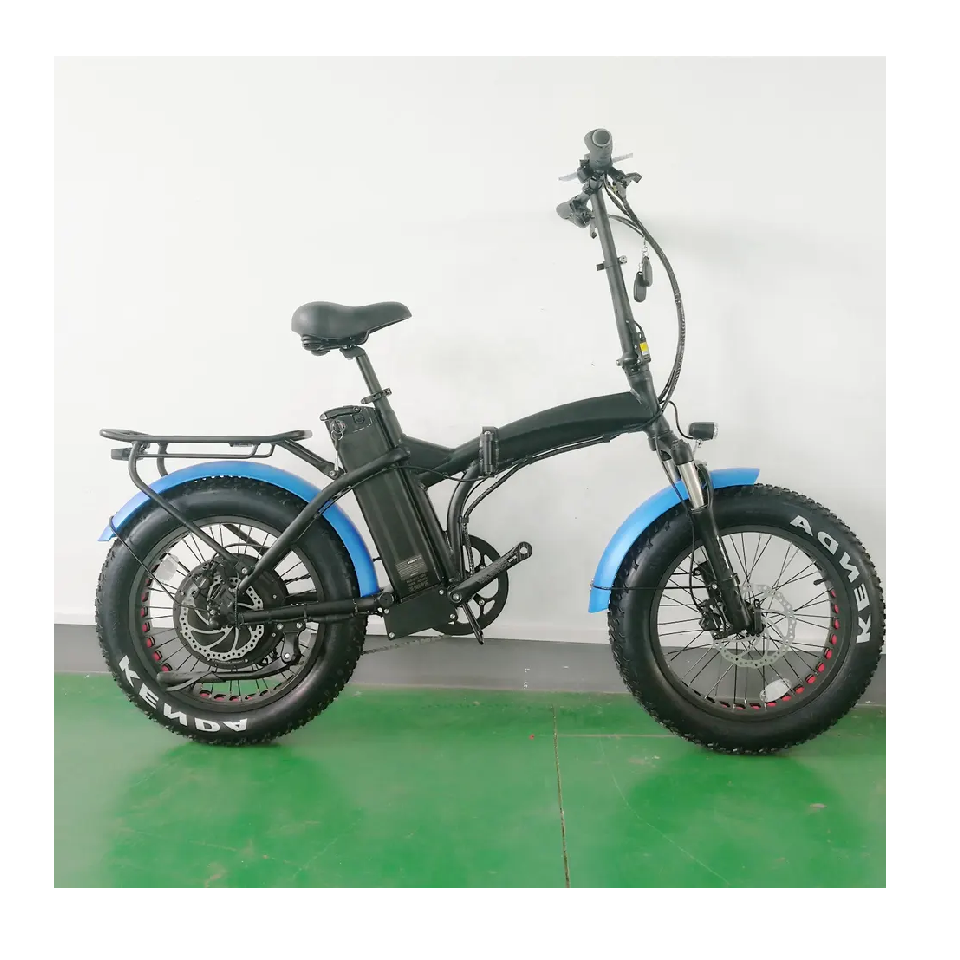 New type 48v1000w folding bike electric bike full suspension 1000w 20 inch electric folding bike