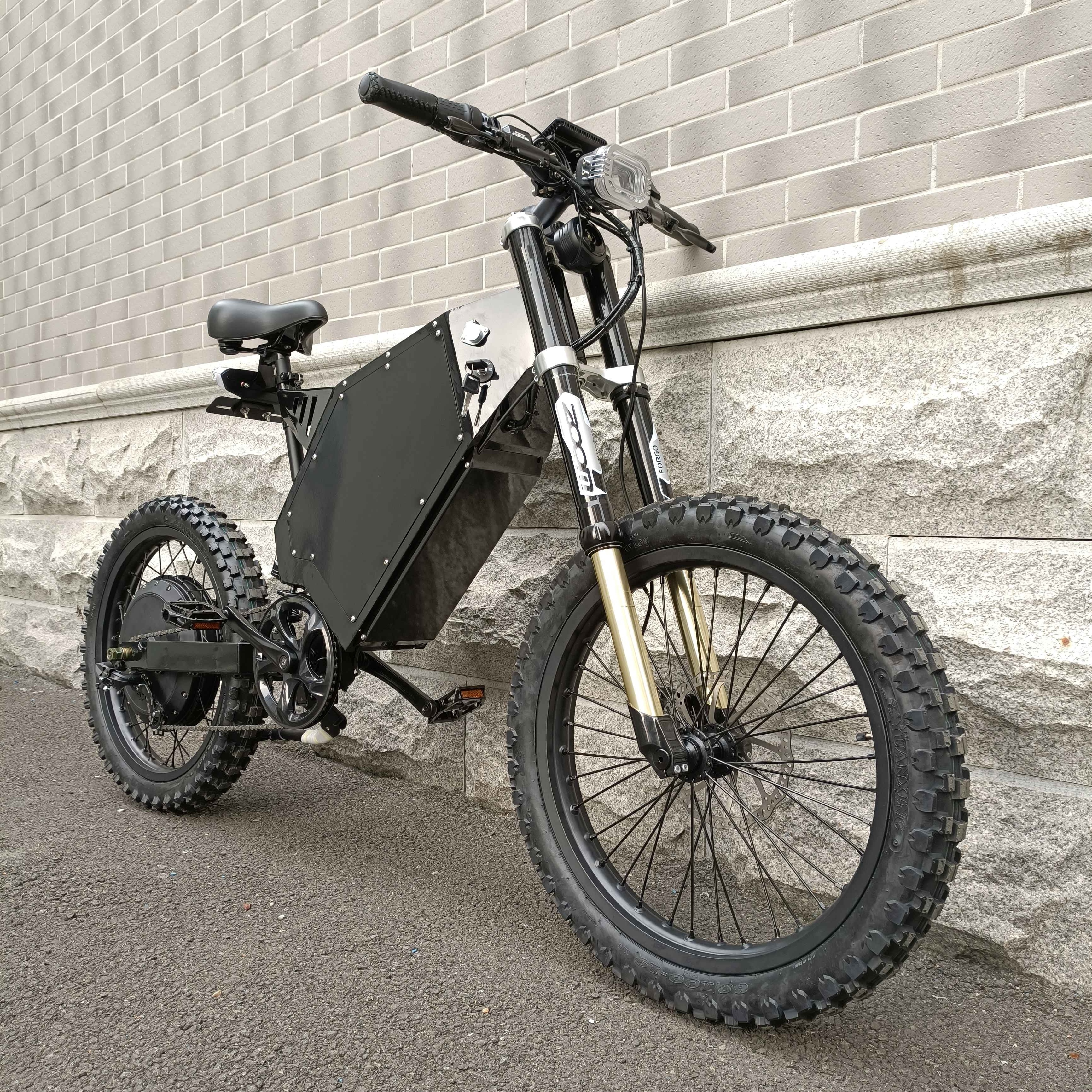 Enduro e bike full suspension  electric bike  72v 15000w