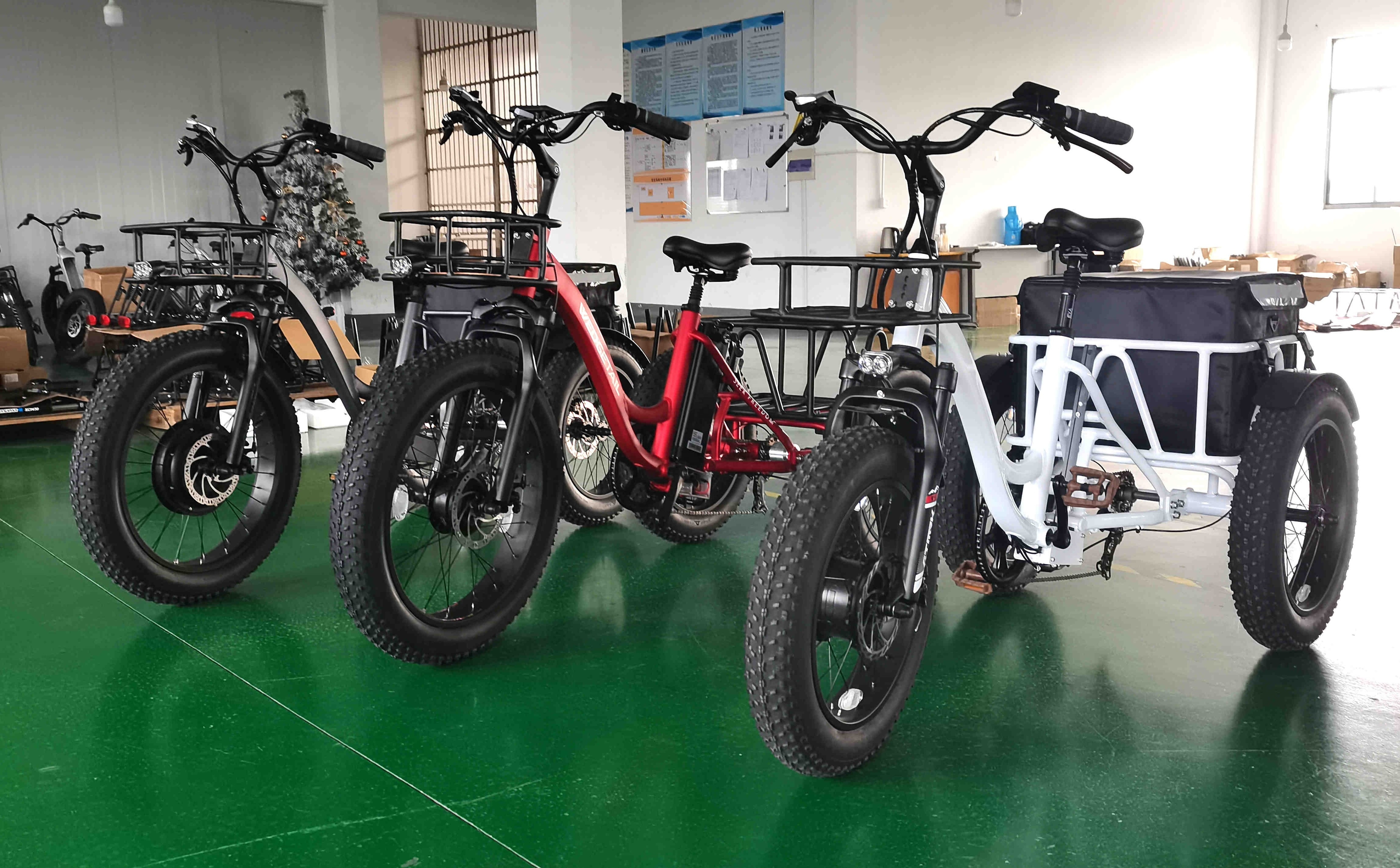 Czdm 1000W 20 Inch Tricycle Electric Tricycles 3 Wheel Electric Cargo Bike Tricycle Taxi Moto