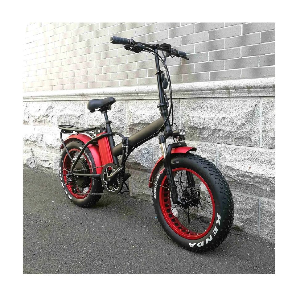 New type 48v1000w folding bike electric bike full suspension 1000w 20 inch electric folding bike