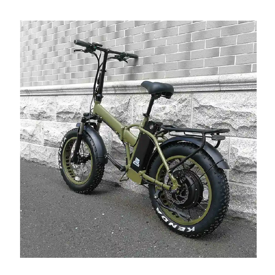 New type 48v1000w folding bike electric bike full suspension 1000w 20 inch electric folding bike