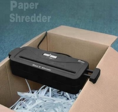 5 sheets strip cut paper shredder DWS-512SC for home school office use