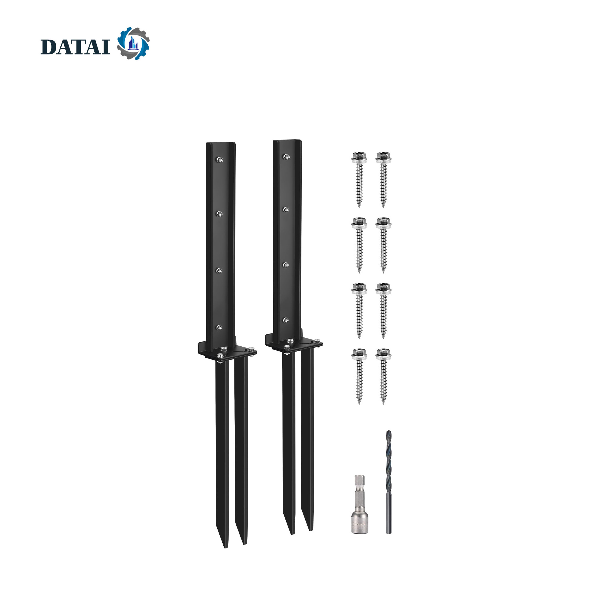 Heavy Duty Fence Post  Repair Anchor Spike Kit ,Fence Post Repair Stake,Ground Spike for Repair