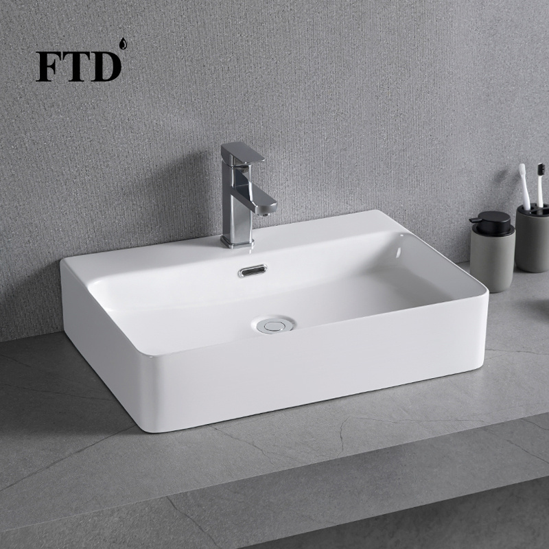 Unique Design Countertop Wash Hand Basins Hotel Handmade Sink Ceramic Marble Above Counter Basin