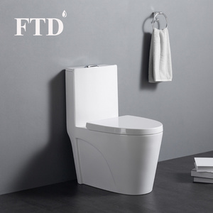 Roughing Floor Mounted Vitreous Siphon Jet Flushing Elongated White Toilet