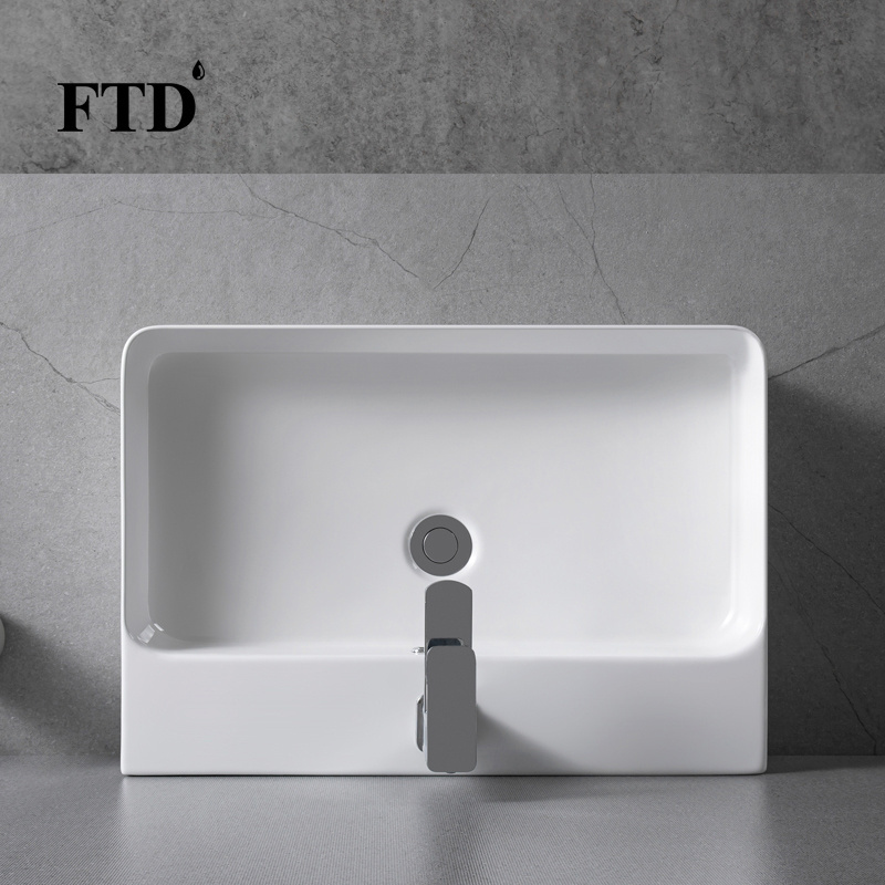 Unique Design Countertop Wash Hand Basins Hotel Handmade Sink Ceramic Marble Above Counter Basin