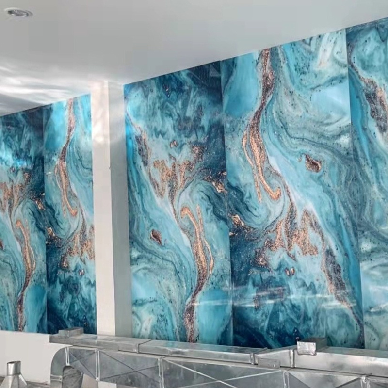 2023 hot sell factory prices 3D marble uv panel /uv board and uv wall panel for interior decoration