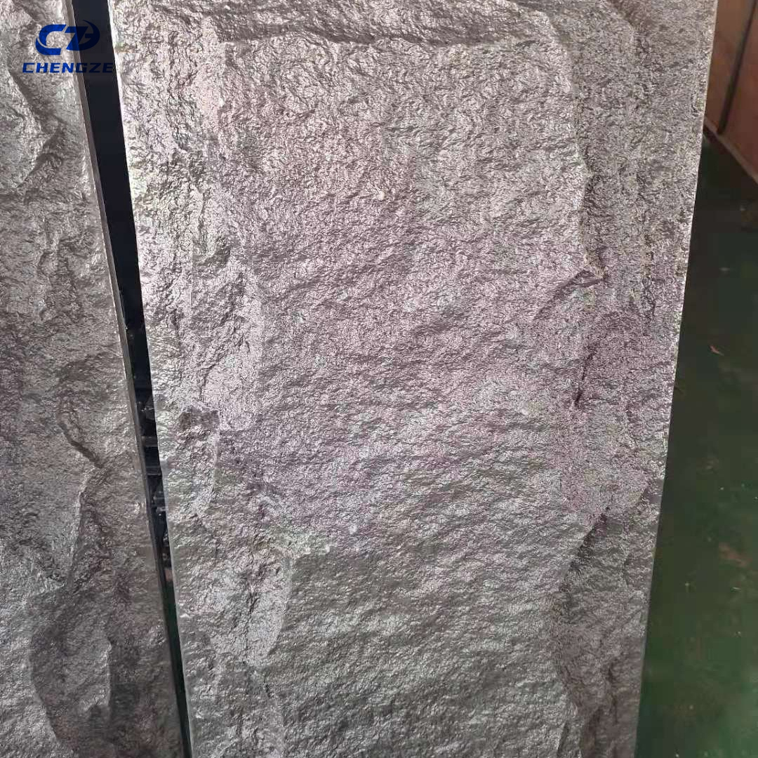 2023 PU Stone panel wall Faux Polyurethane Stone Panel 3D Wall panel board