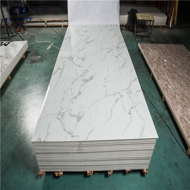 Luxury Interior Decor Wall Panel PVC Marble Sheet UV Marmol Board