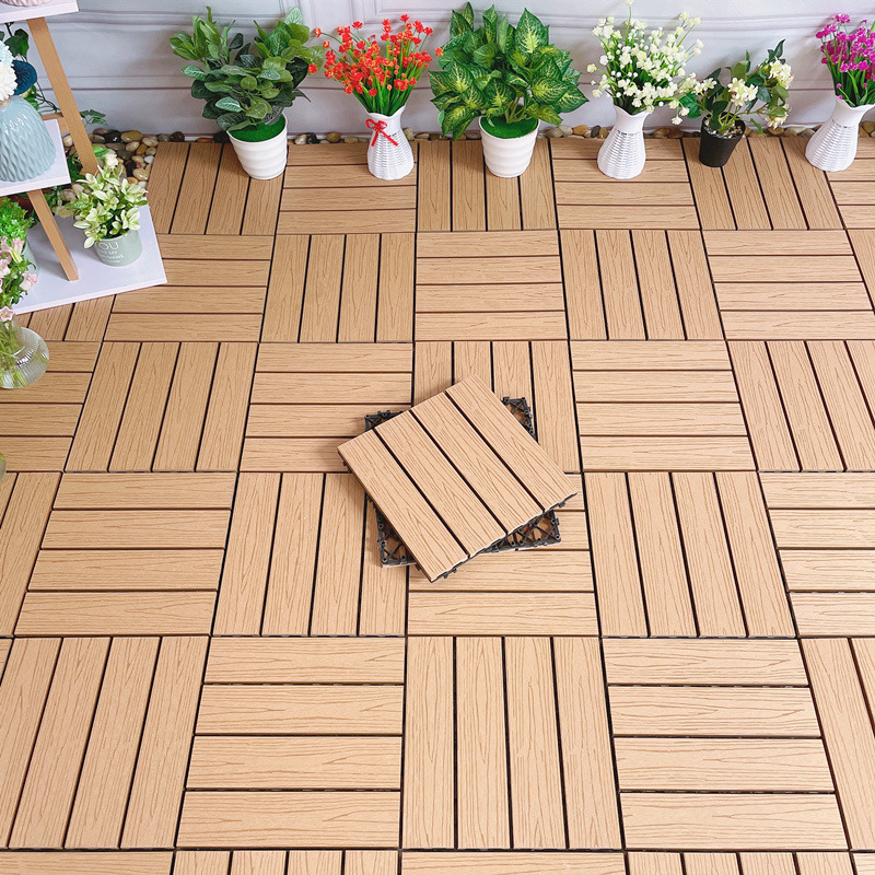 New Decorative Skin-Friendly Durable DIY Wood WPC Outdoor Hardwood Floor