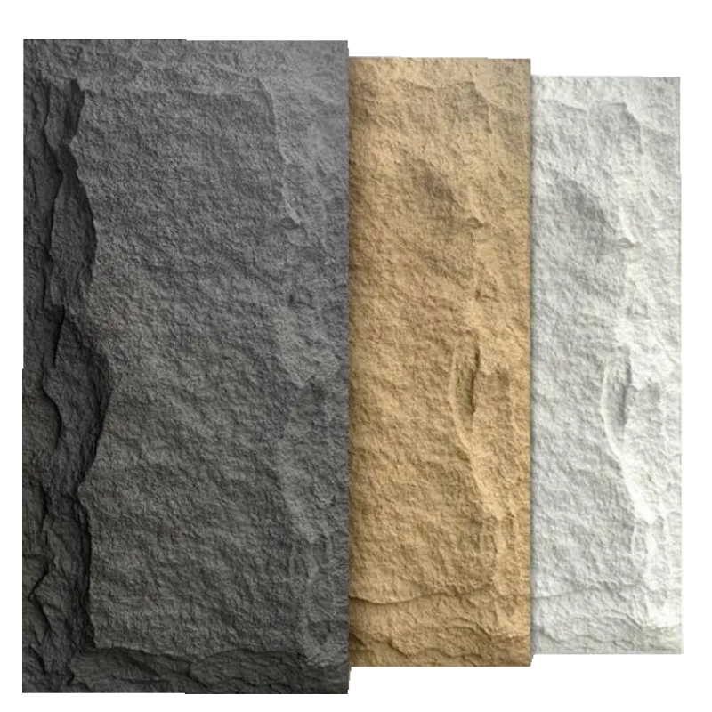 Cheap High quality stone pu wall panel lightweight faux stone pu stone capping wall covering