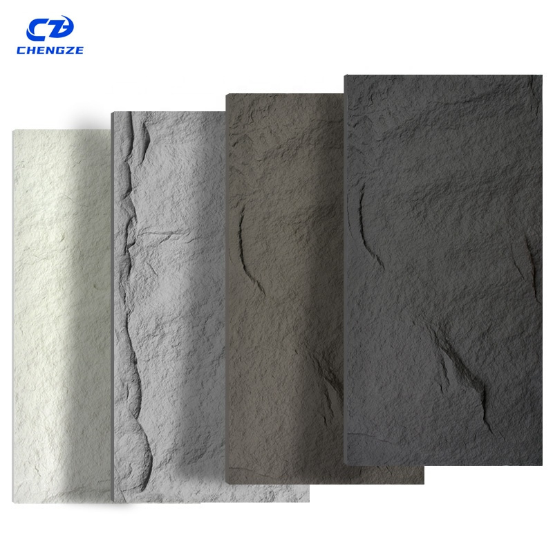 NEW Lightweight Cladding Materials PU Stone Soundproof Wall Panel