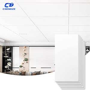 China Wholesale Waterproof Interior   Decoration Ceiling PVC Panel Ceiling PVC PVC Gypsum Ceiling Tiles