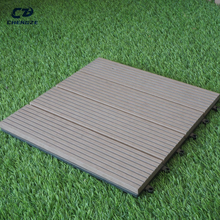 High Quality Custom Balcony DIY Tiles Outdoor WPC Decking Accessories