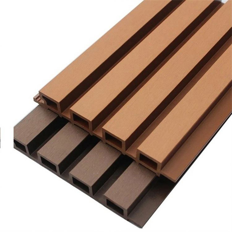 Cheap Outdoor and Interior Waterproof Eco Wood Composite Wall Louvers Exterior WPC Decorative Wall Panels