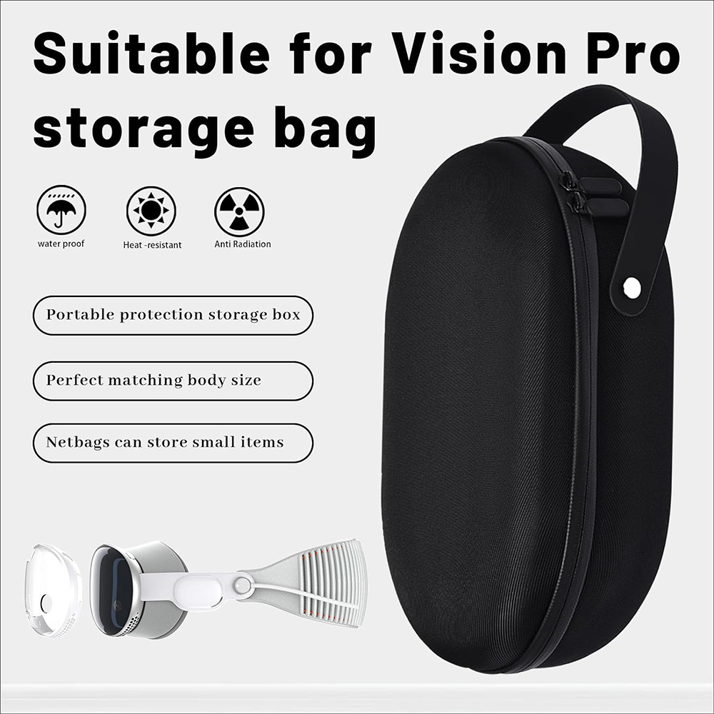 Custom Hard Carrying EVA Case EVA Travel Storage Case Shockproof EVA Portable Protection Case Box for Apple Vision Pro