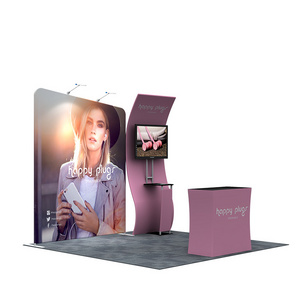 Custom printing Tradeshow Display Stall 3x3 standard Size Exhibition Stand  Booth