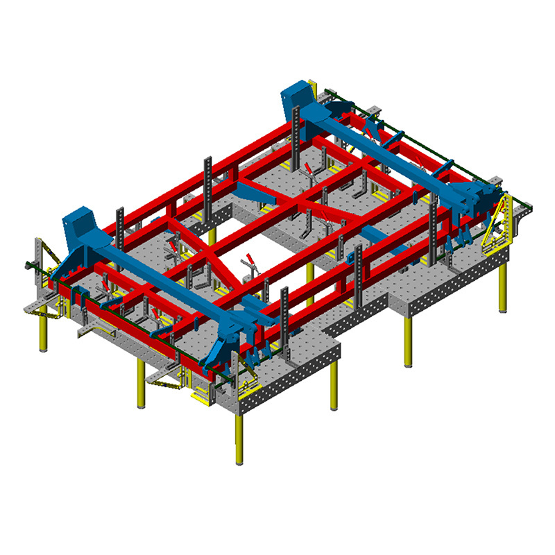 Multi-purpose 3D welding table Precision Cast Iron Heavy Duty Welding Table