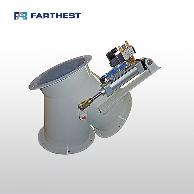 Three Way Diverter Valve For Feed Pellet Conveying