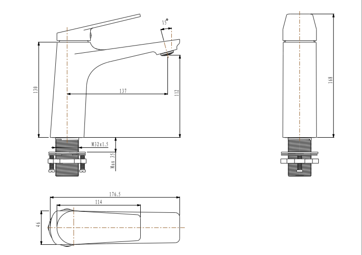 Modern High Quality Low Price Single Handle Bathroom Basin Faucet