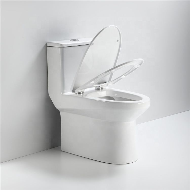 Wholesale cheap bulk custom toilets one piece commode hotel home bathroom ceramic toilet seat