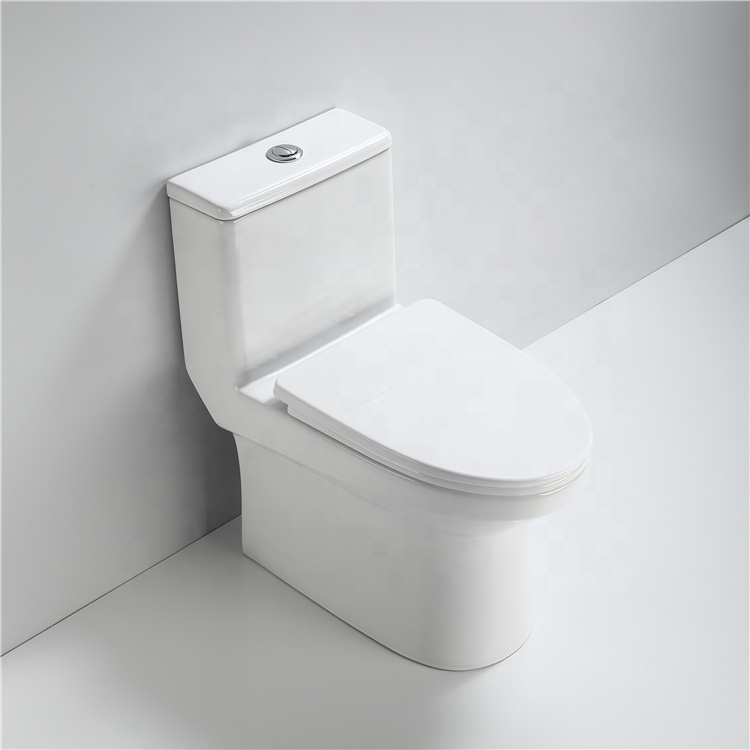 Wholesale cheap bulk custom toilets one piece commode hotel home bathroom ceramic toilet seat