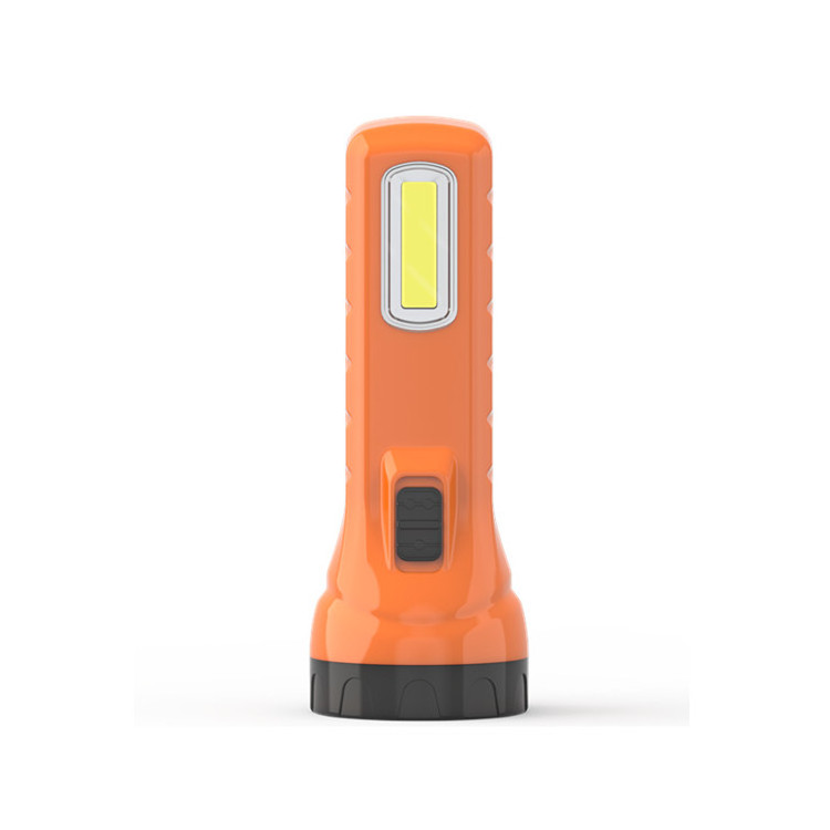 Factory cheap practical portable flashlight Best Plastic  camping rechargeable led torch COB light