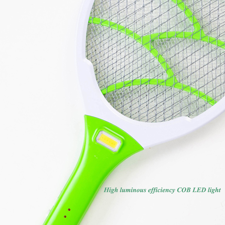 Rechargeable Fly Killer Swatter Racket Electric Mosquito Bat Indoor and Outdoor Led Mosquito Swatter Mosquito Killer Fly Trap