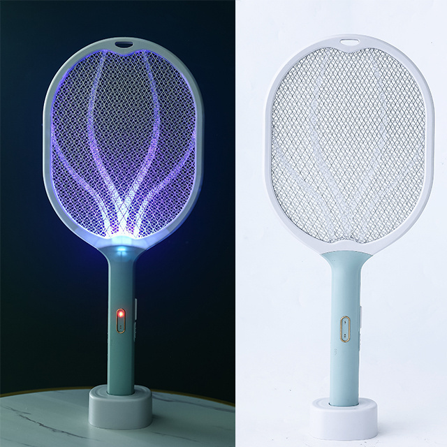 Safety Mesh 2 in 1 Mosquito Racket Rechargeable Home Electric Fly Racket Rechargeable Swatter