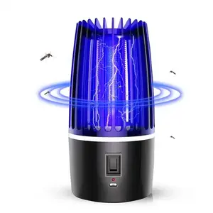 Lithium Battery Electric USB Insect Mosquito Killer Lamp Bug Zapper Fly Pest Catcher Trap LED Lamp Light