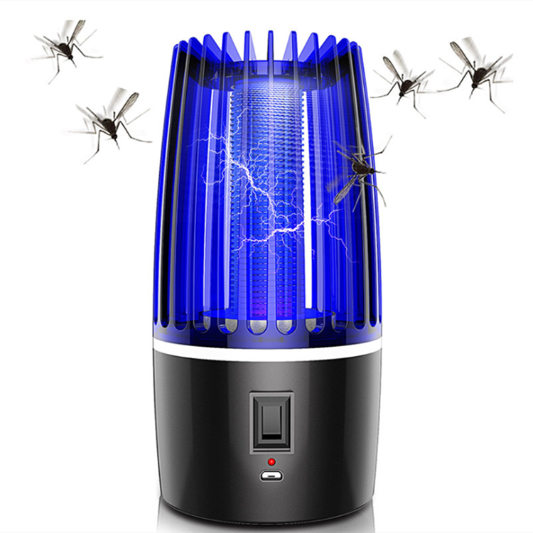 Factory low price electric shock USB rechargeable repellent portable flying insect zapper mosquito killer night lamp